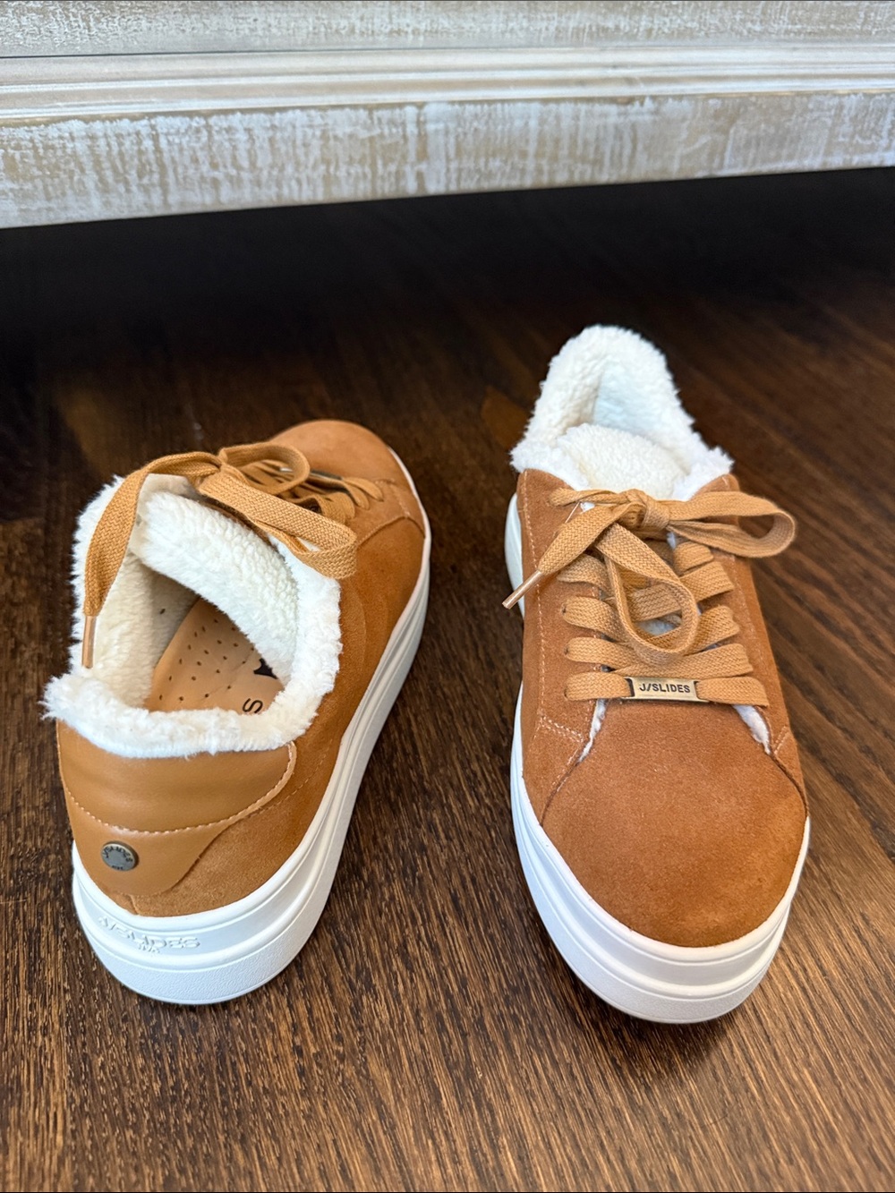 J/ Slides NYC Sherpa Sneakers